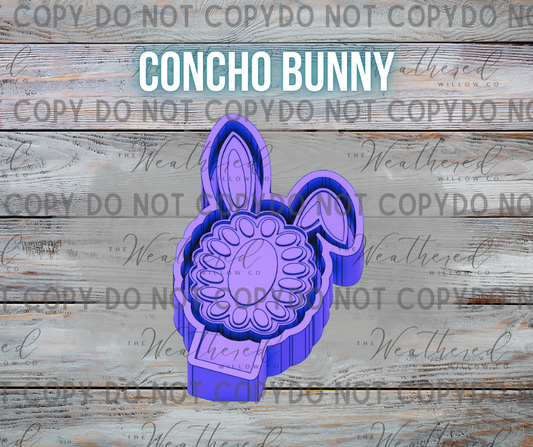 Concho Bunny - Silicone Freshie Mold