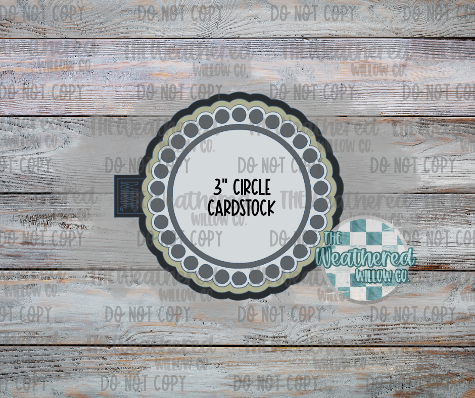 Turquoise Circle Frame Mold - Silicone Freshie Mold