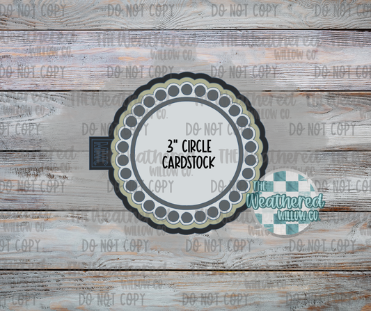 Turquoise Circle Frame Mold - Silicone Freshie Mold