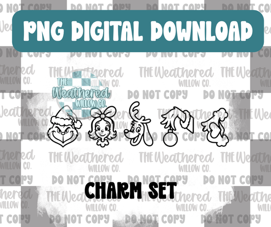 Gman Charm Set - PNG Digital File Download
