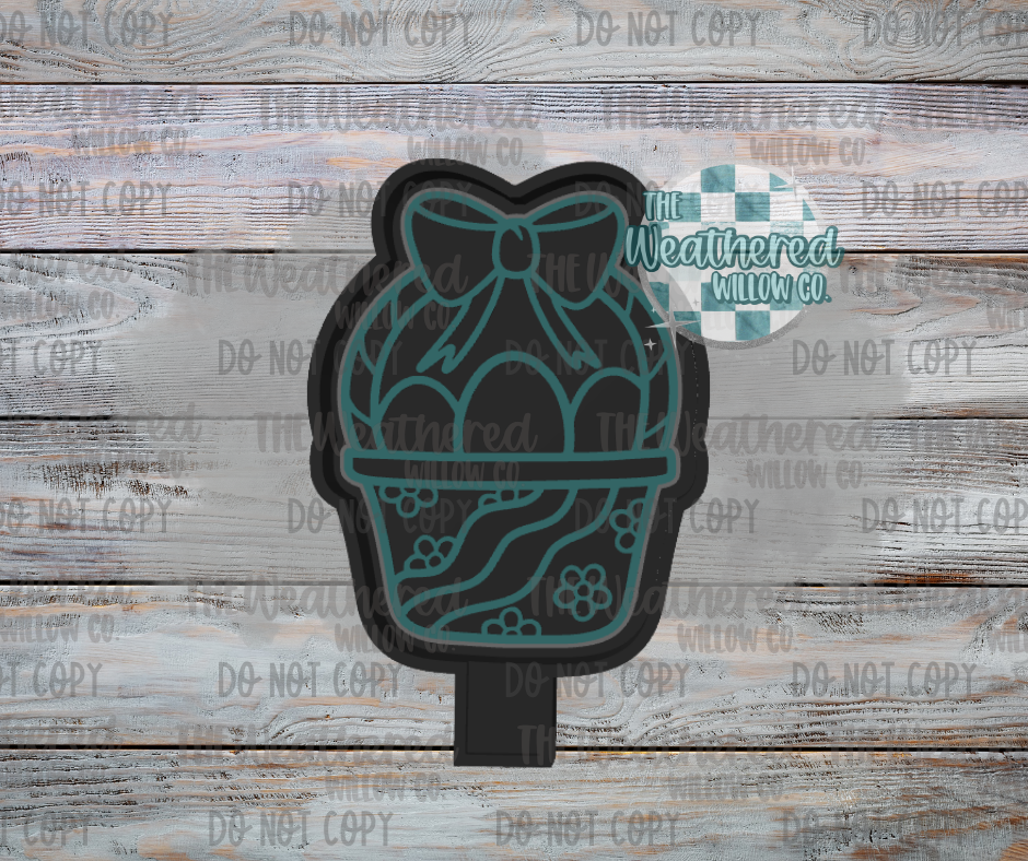 Groovy Easter Basket - Silicone Freshie Mold