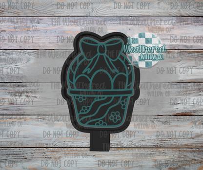 Groovy Easter Basket - Silicone Freshie Mold