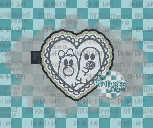 Ghost lovers - Silicone Freshie Mold