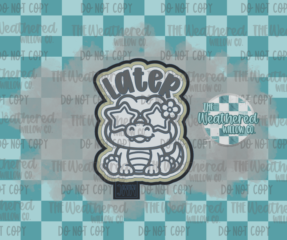 Later Gator - Silicone Freshie Mold