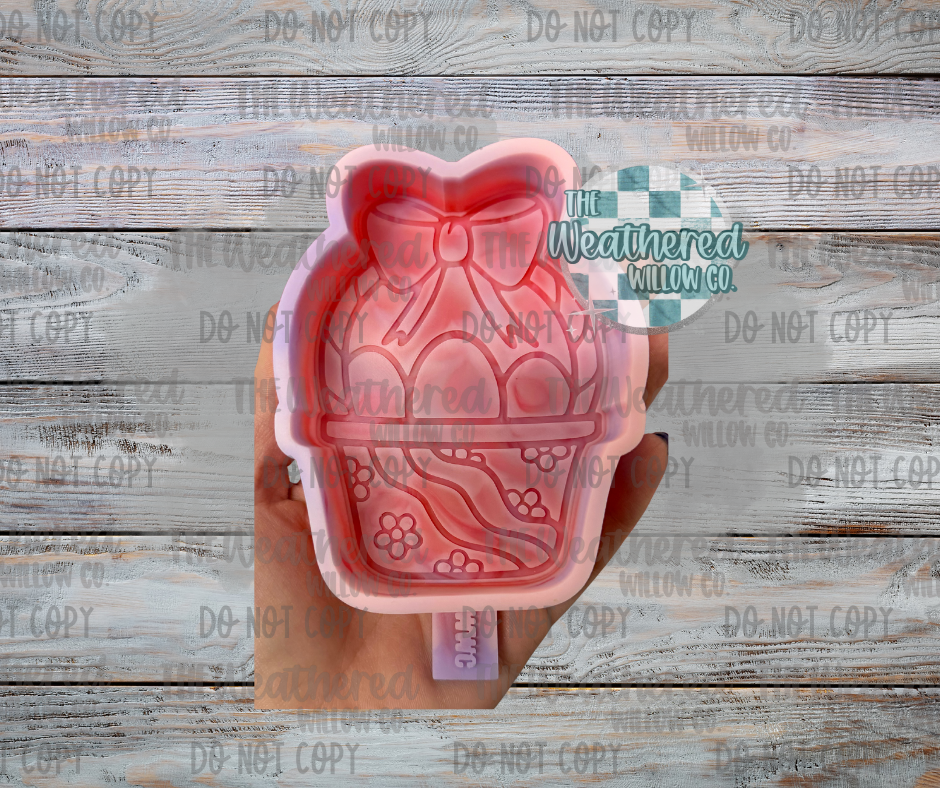 Groovy Easter Basket - Silicone Freshie Mold