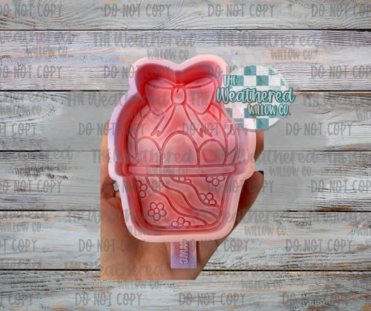 Groovy Easter Basket - Silicone Freshie Mold