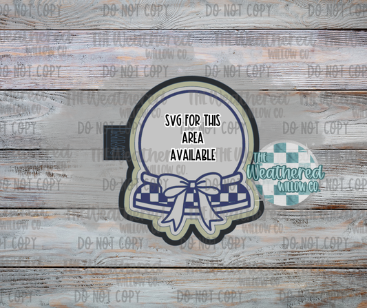 Checkered Snow Globe - Silicone Freshie Mold