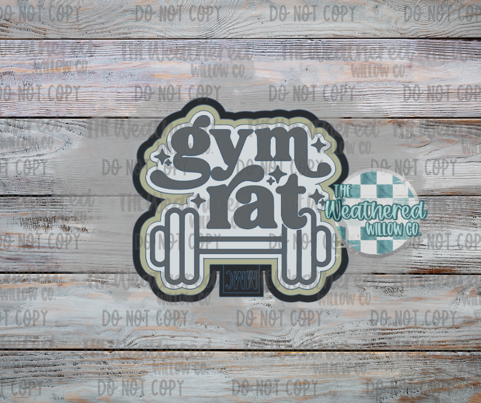 Gym Rat - Silicone Freshie Mold