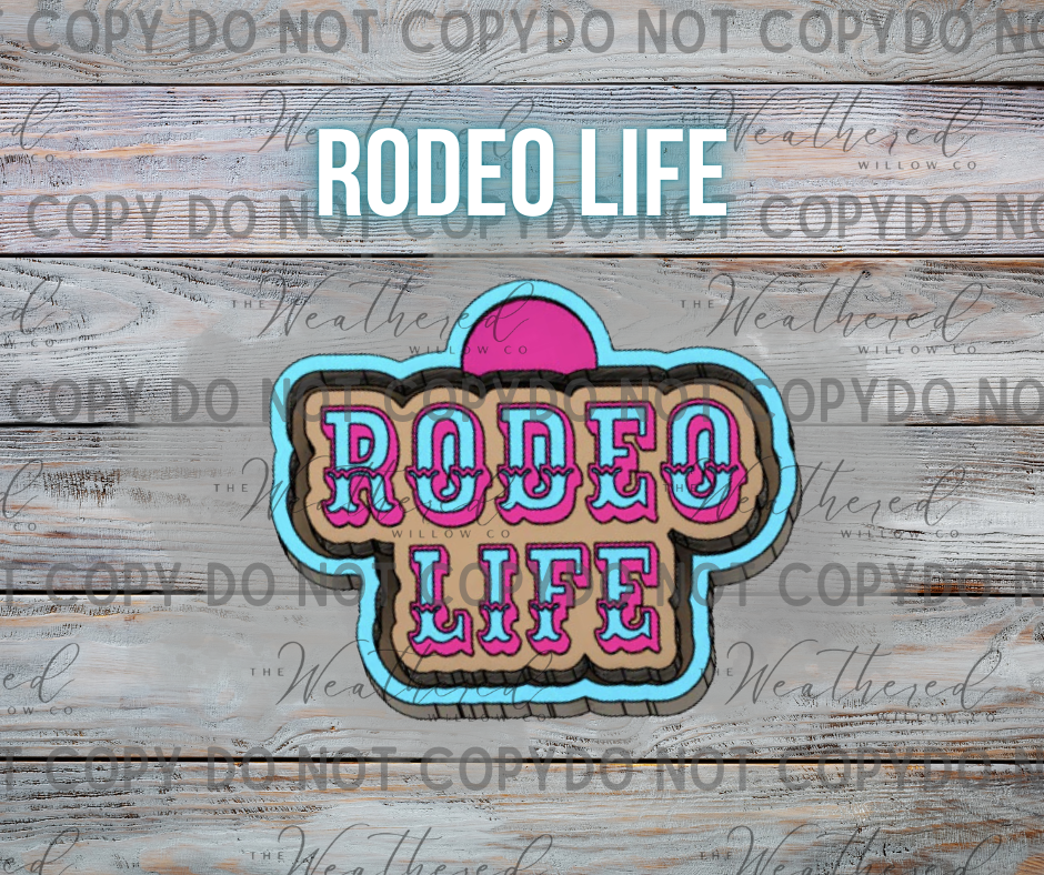 Rodeo Life - Silicone Freshie Mold