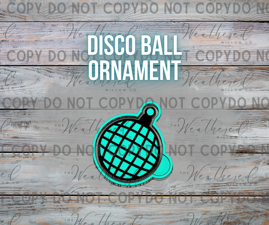 Disco ball ornament - Silicone Freshie Mold