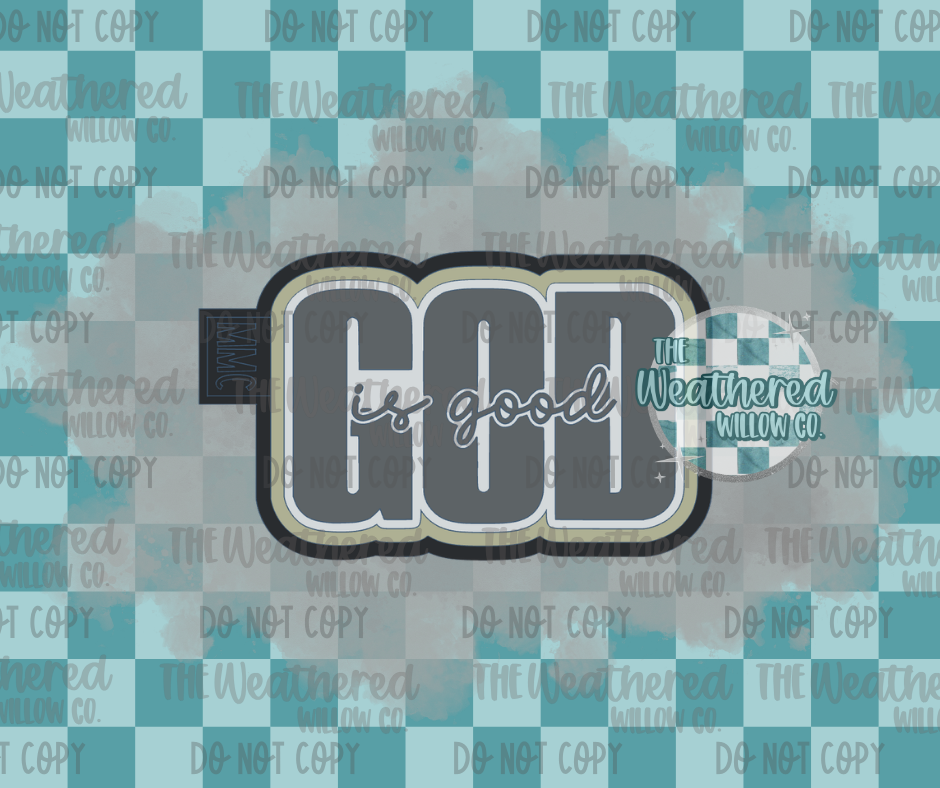 God is good (words only) - Silicone Freshie Mold