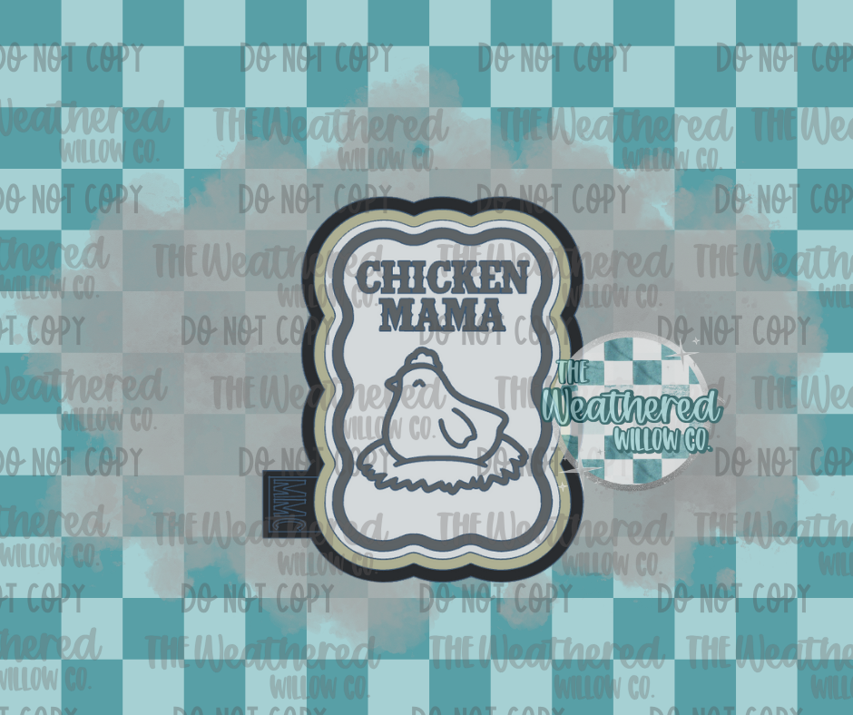 Chicken mama - Silicone Freshie Mold