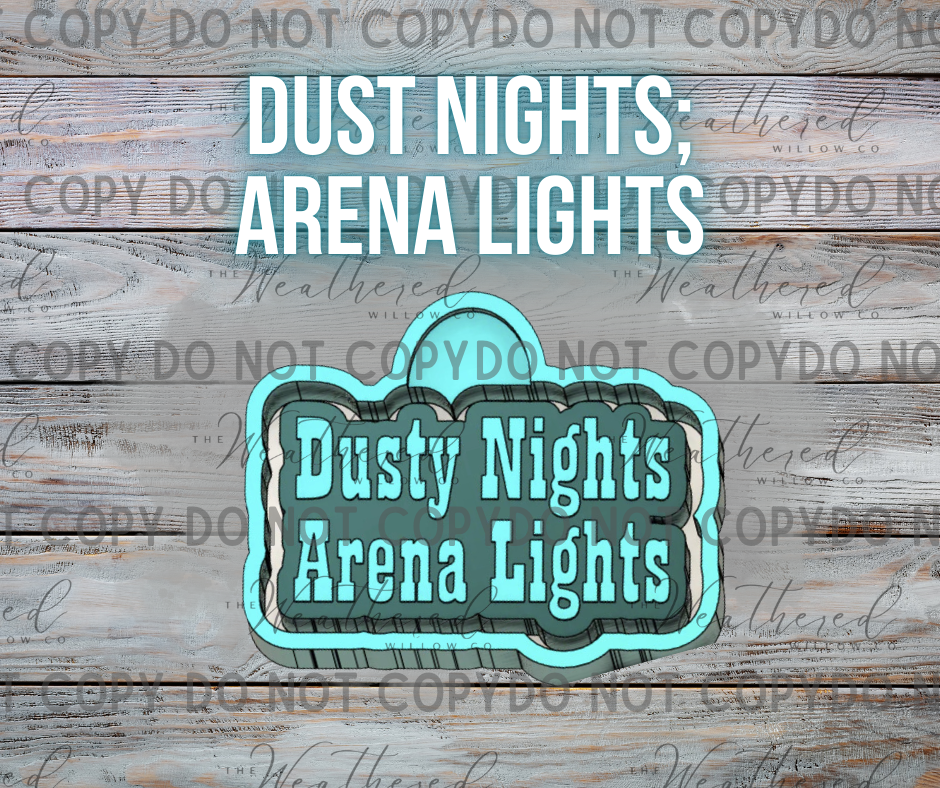 Dusty night, arena lights - Silicone Freshie Mold