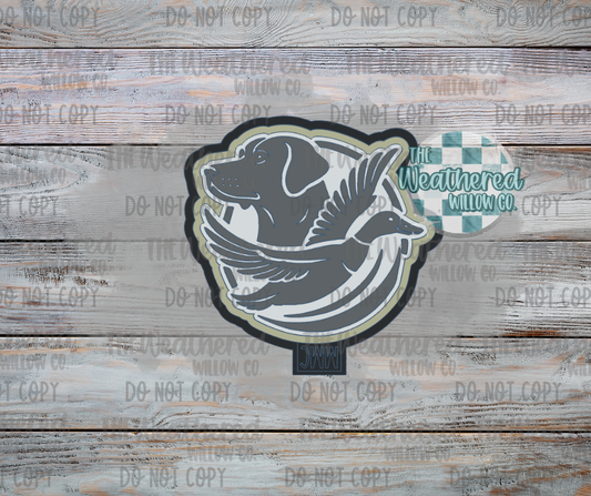 Hunting dog & Duck - Silicone Freshie Mold