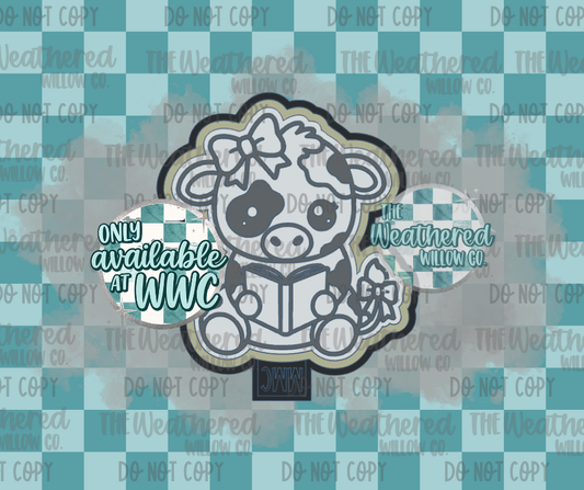 Book Bow Cow - WWC EXCLUSIVE - Silicone Freshie Mold