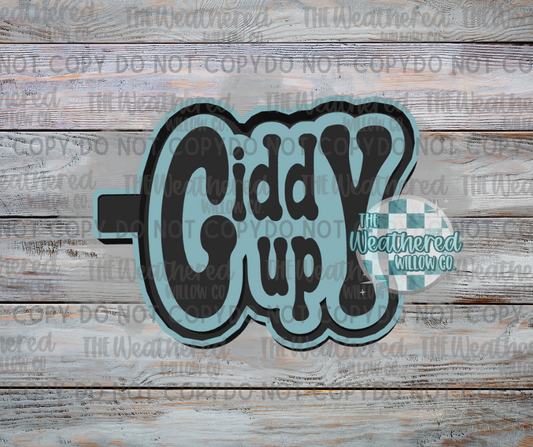 Giddy Up - Silicone Freshie Mold