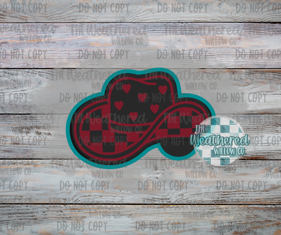 Valentines Hat - Silicone Freshie Mold