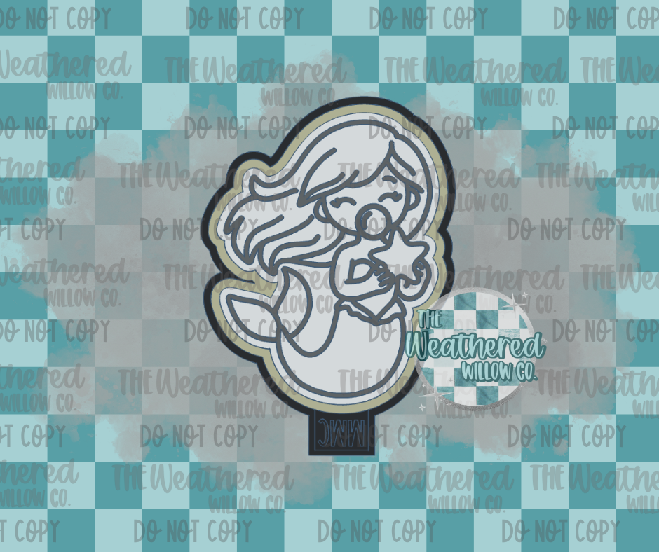 Bubblegum mermaid - Silicone Freshie Mold
