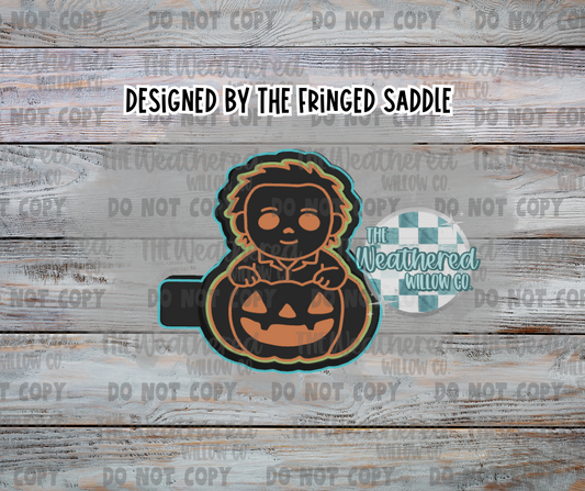 Baby Micheal in Pumpkin - Silicone Freshie Mold