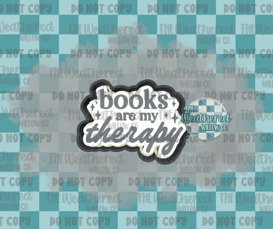 Books are my therapy - Silicone Freshie Mold