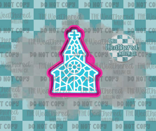 Stained glass church - Silicone Freshie Mold