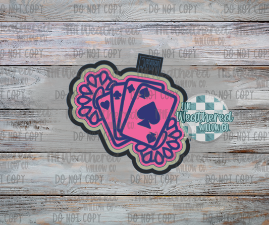 Cards & Conchos - Silicone Freshie Mold