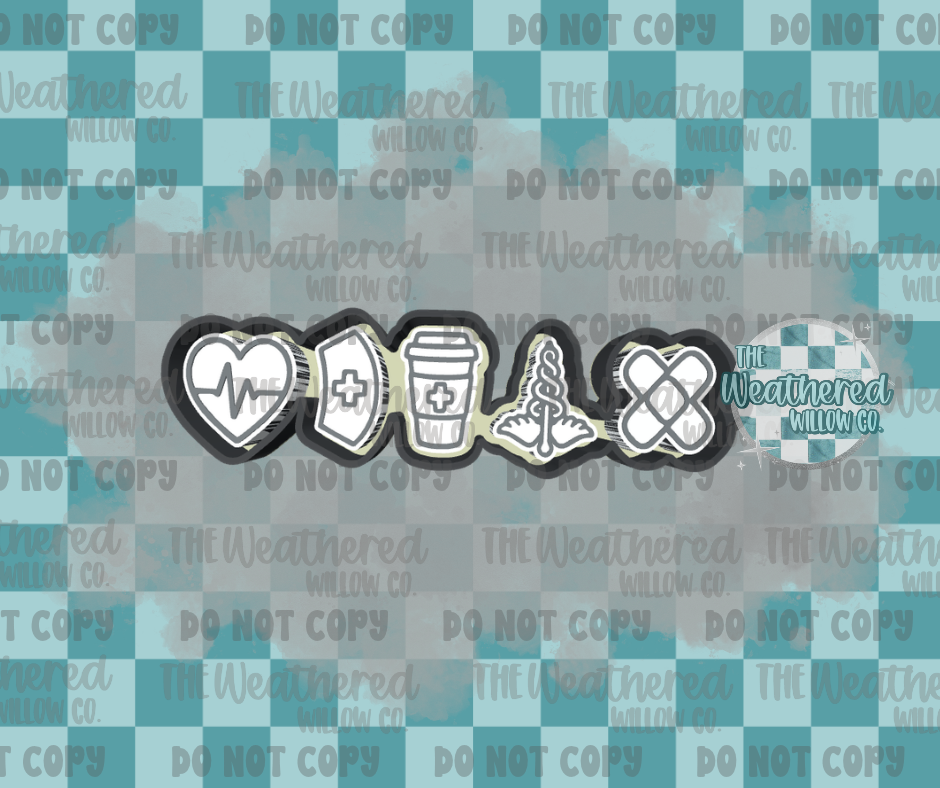 Nurse Charms - Silicone Freshie Mold