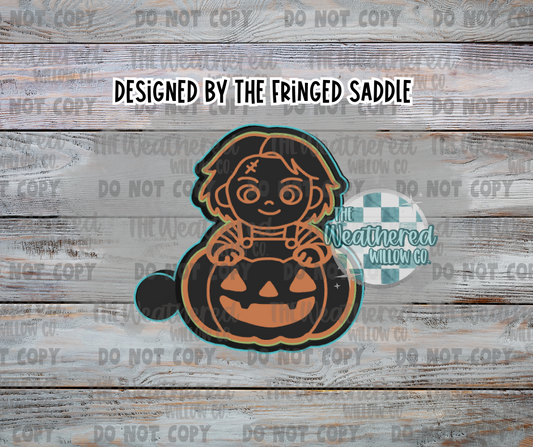 Baby Chucky in Pumpkin - Silicone Freshie Mold