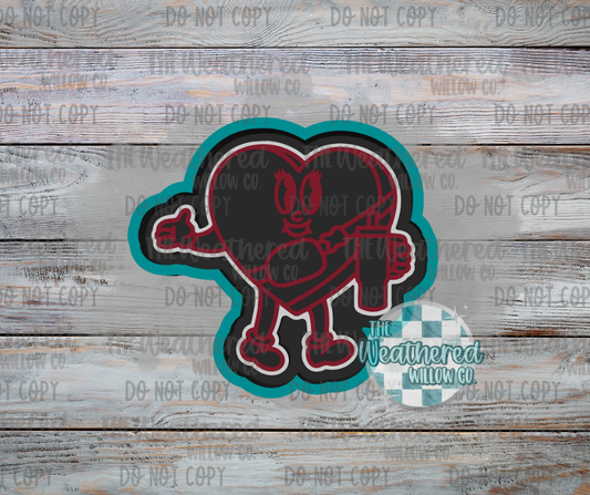 Boujee Heart - Silicone Freshie Mold