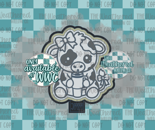Tumbler Bow Cow - WWC EXCLUSIVE - Silicone Freshie Mold