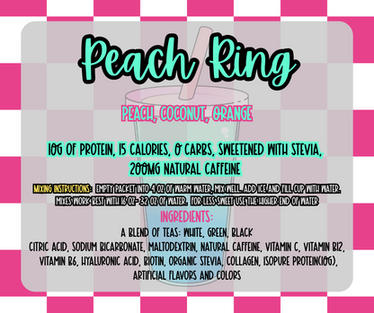 Peach Ring - Loaded Tea Packet