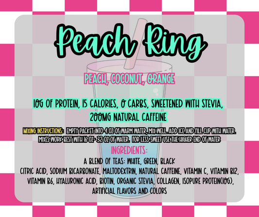 Peach Ring - Loaded Tea Packet