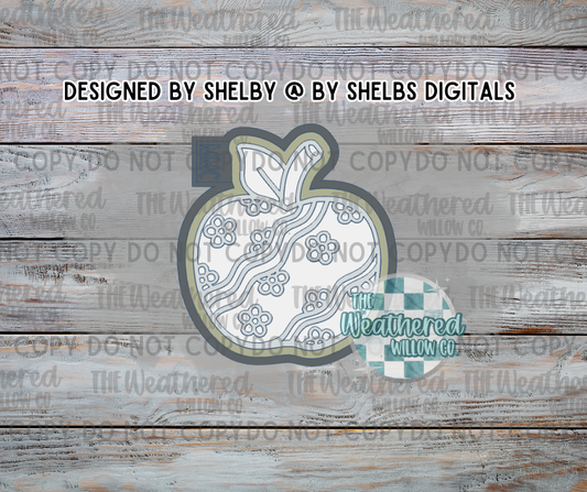 Groovy apple - Silicone Freshie Mold