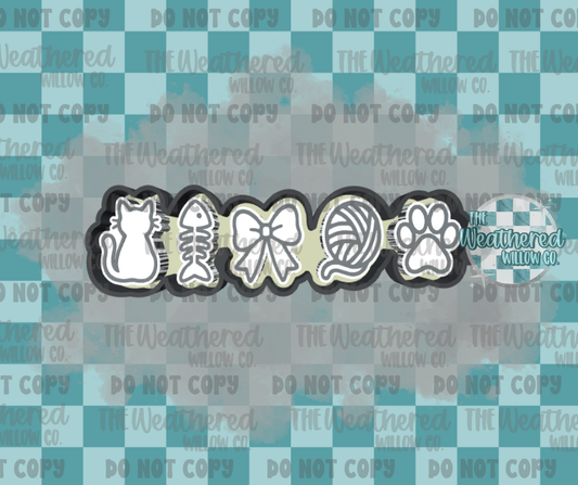 Cat Mom Charms - Silicone Freshie Mold