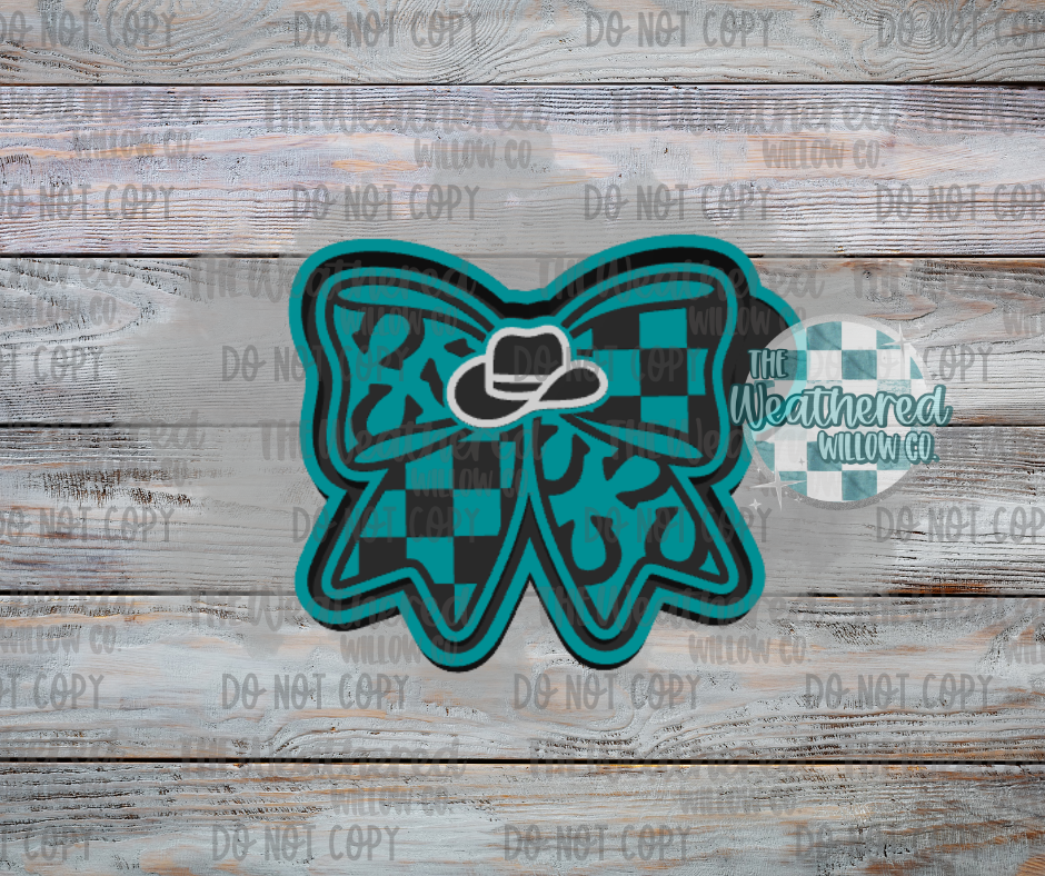 Western Bow - Silicone Freshie Mold