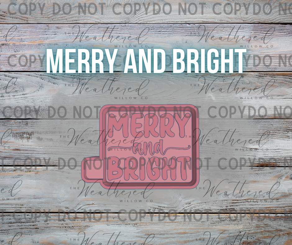 Merry & Bright - Silicone Freshie Mold