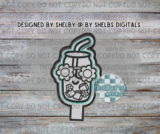 Cutie iced coffee - Silicone Freshie Mold