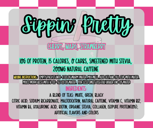Sippin' Pretty - Loaded Tea Packet