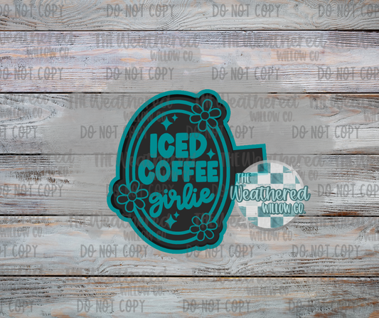 Iced Coffee Girlie - Silicone Freshie Mold