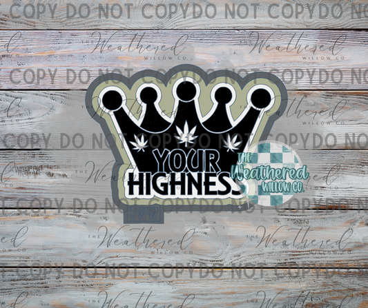 Your Highness Crown - Silicone Freshie Mold