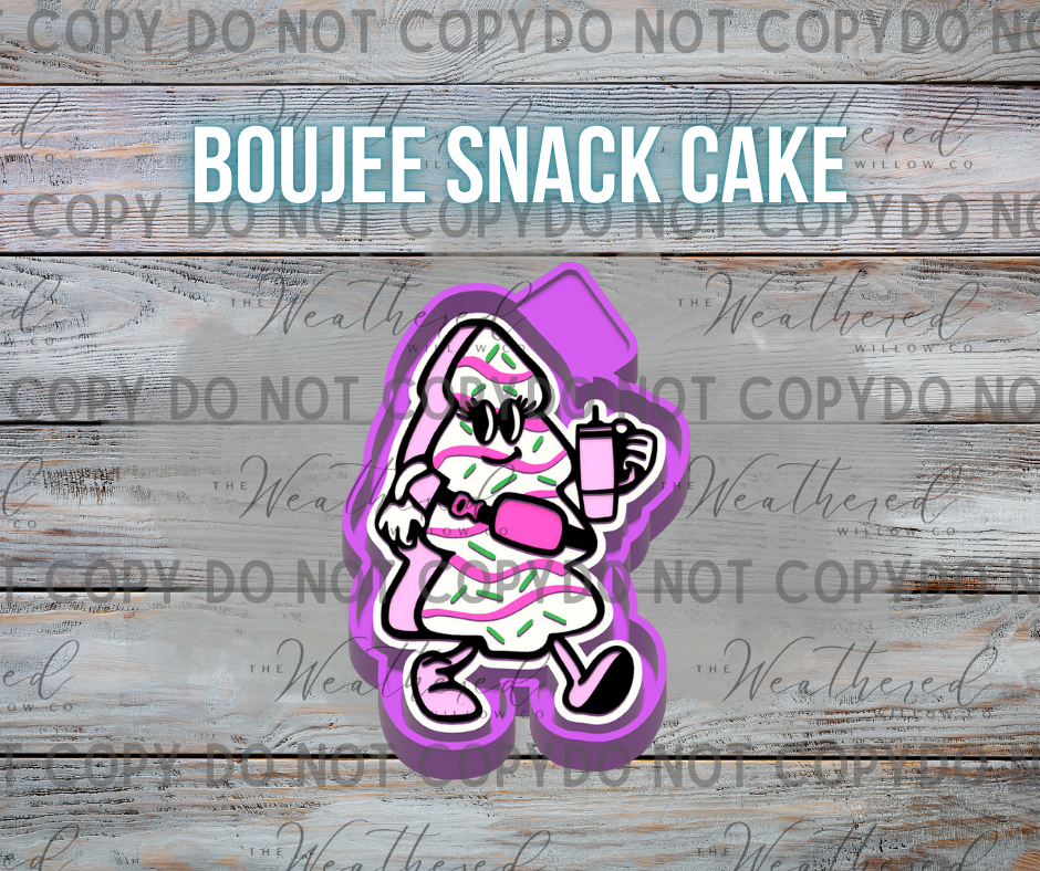 Boujee Snack Cake - Silicone Freshie Mold