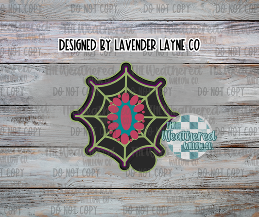Concho Spider Web - Silicone Freshie Mold