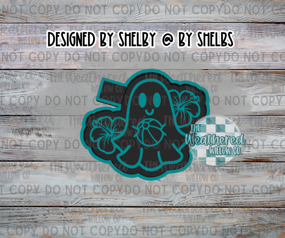 Beach Ghost - Silicone Freshie Mold
