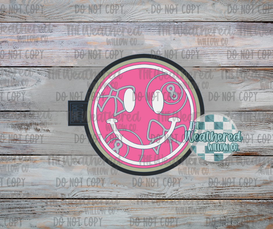 Bows & 8ball Smiley - Silicone Freshie Mold