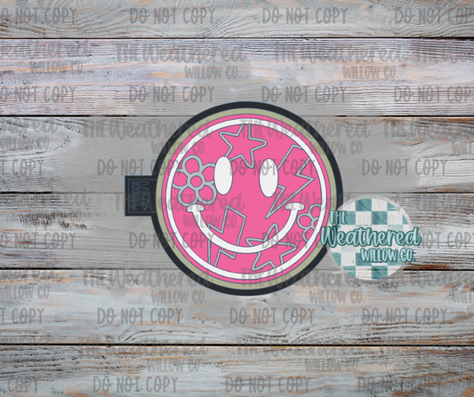 Retro/Cute Smiley - Silicone Freshie Mold