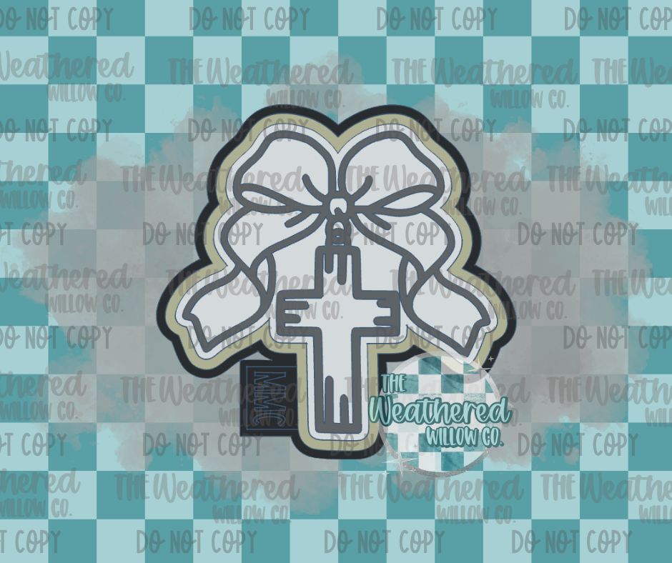 Cross Charm - Silicone Freshie Mold
