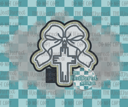 Cross Charm - Silicone Freshie Mold