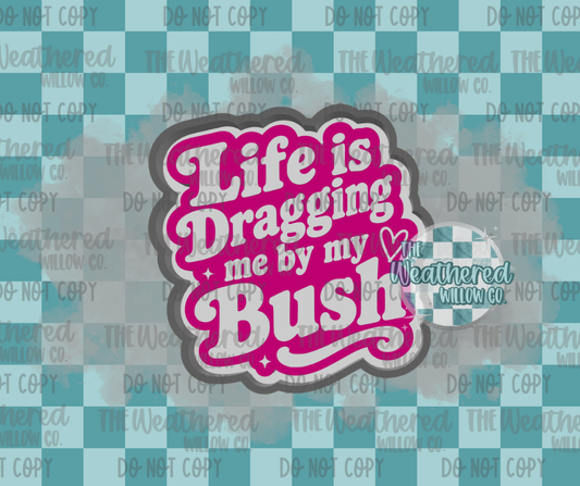 Life is dragging me by my bush - Silicone Freshie Mold