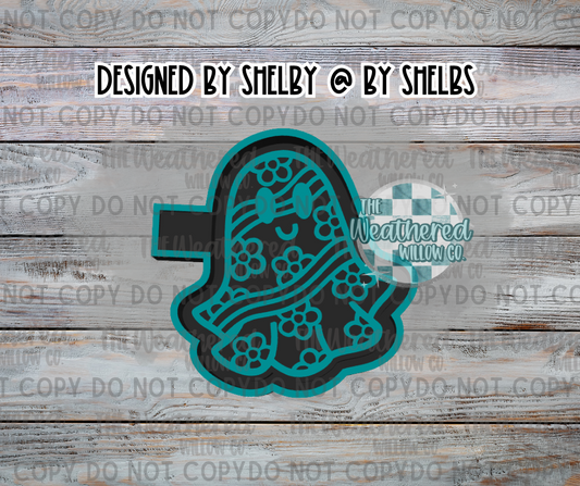 Groovy Ghost - Silicone Freshie Mold