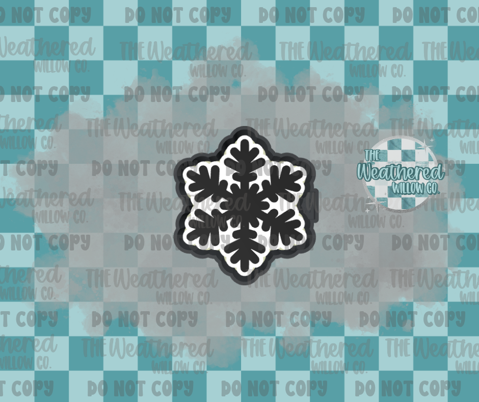 Snowflake - Silicone Freshie Mold